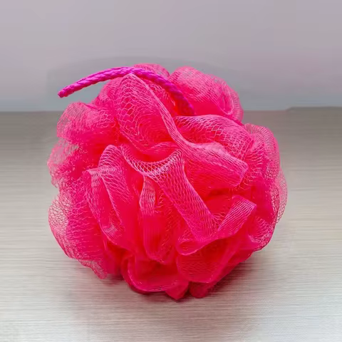 Shower Mesh Sponge Bath Puffs Bubble Ball Exfoliating Bath Sponge Body Scrubber Soft Cleanser Skin S