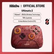 【9.9 SALE】8BitDo Ultimate 2 Wireless Gaming Controller for PC & Android with TMR Joysticks, Motion C