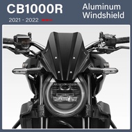 Motorcycle CNC Aluminum Windshield For HONDA CB1000R CB1000 R CB 1000 R 2021 2022 Accessories Windsc