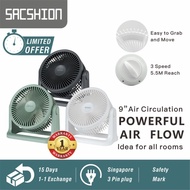 Sacshion 9" Air Circulator Fan,table fan powerful high velocity 9 inch Fan SAC009PD