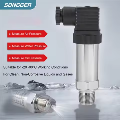 HTP-380 High Accuracy RS485 Pressure Transmitter 0‑1MPa Digital Transducer 24V Modbus for Liquid Air