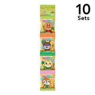 【10入組】不二家 面包超人 小口饼干 4連袋 80g