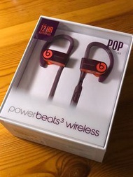 全新正貨 Powerbeats3 Wireless 無線耳機 Pop Collection Red 紅色