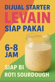 sourdough starter 200 gr. starter basah