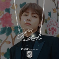 Kinang: "V's signature" Necklace (Kim Tae-Hyung, BTS, Big Hit Entertainment, HYBE, Taehyung)