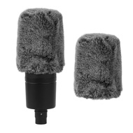 Geekria Furry Windscreen Compatible with Audio-Technica AT2020, AT2020USB, AT2035, Mic DeadCat Wind 