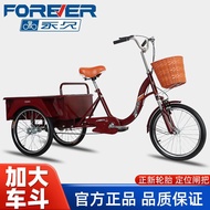 Permanent Pedal Tricycle Elderly Pedal Bicycle Elderly Rickshaw Walking Small Lightweight