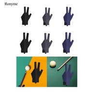 Ronyme 3 Fingers Billiard Glove Snooker Pool Glove Breathable Accessories Non Slip Professional Pool