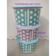 Tupperware PolkaDot One Touch 3pcs set