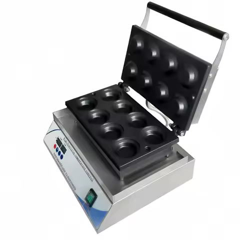 Electric Stainless Steel Baker Cheese Tart Pizza Base Tartlet Machine Small Fruit Plate Maker Cheese