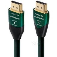 視紀音響 AudioQuest HDMI Forest 18 4K 光纖HDMI線 2.0版 10M 美國公司貨