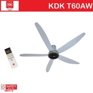 KDK T60AW DC Motor Ceiling Fan W/ Remote