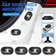 Upgraded Peugeot Car Shock Absorber Gasket Car Door Sound Insulation Silent Pad Sticker Exterior Accessories For Peugeot 2008 3008 5008 4008 208 308 408 508 RCZ