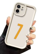 Football Jersey Number 10 7 Phone Case For Samsung Galaxy A07 A30 A50 A70 A03 A03S A04 A04E A05 A05S