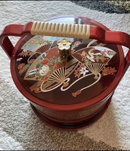三層日式全盒/ 下午茶點架/ 蛋糕甜品架/非常新淨/可攜式/ 可分拆/ afternoon tea / high tea
