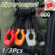 MC#1/3Pcs Practical Outdoor Clothing Equipment Night Light Lanyard - Durable Backpack Zipper Hanging