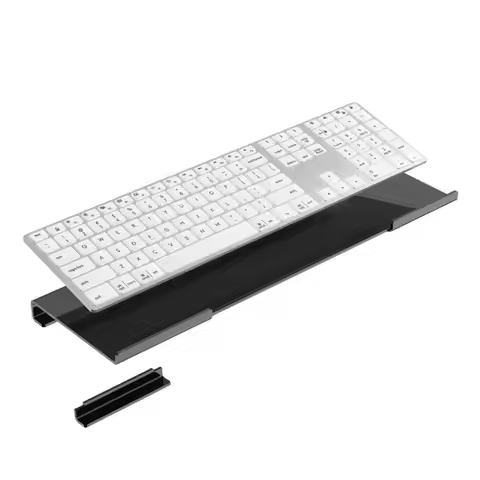 Clear Acrylic Acrylic Keyboard Stand Portable Removable Computer Keyboard Holder Ergonomic Waterproo
