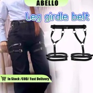 Gothic Punk Leather Cage Suspender Adjustable Leg Harness For Women Gothic Accessories Belt