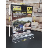 T-Shape Sign Holder Acrylic Sign Holder A5