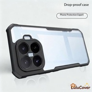 Blade Frame Clear PC Hard Casing For Xiaomi Poco X8 X7 X6 Neo X5 X4 X3 NFC X2 M8 M7 M6 Plus M5S M4 M