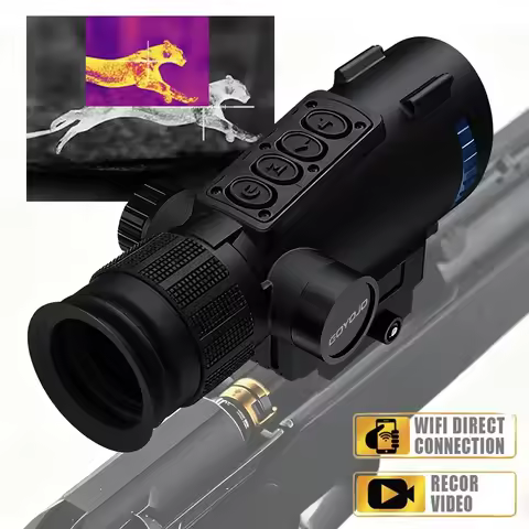 GRL335 Thermal Scope for Hunting 384x288 55Hz Thermal Vision Riflescope WIFI Thermal Night Vision Sc