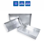 WiseNanay Aluminum Llanera Rectangle Multi Purpose Baking Pan and Molder for Leche Flan and Cake