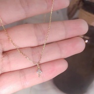 Japan Japan agete Akado Mini Small Key Necklace Niche Light Luxury Classy Exquisite High-End Flashin