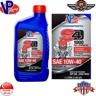 VP racing S4 1000 (4T) SAE 10W-40 Full Synthetic Engine Oil 1L (Made in USA 🇺🇸)