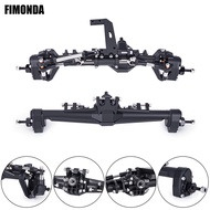 H10 Plastic Front And Rear Portal Axle Set Complete Axles For 1/10 RC Crawler Car Vanquish H10 Optic
