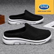 รองเท้า Scholl รองเท้า Scholl รองเท้าไม้มีส้นของบุรุษสำหรับผู้ชายรองเท้า Scholl เกาหลีผู้ชายรองเท้าส
