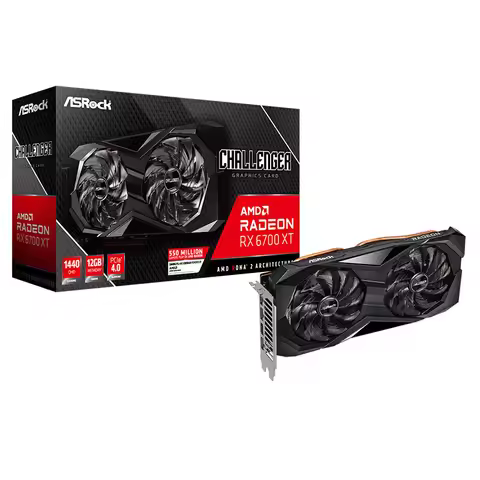 Asrock AMD Radeon RX 6700XT CLD 7nm AMD RDNA 2 Graphics Card 12GB GDDR6 Graphics Card without LHR