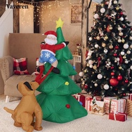 [Vaveren] Inflatable Christmas Tree Funny 5.9ft Luminous Tree for Garden Outdoor Patio