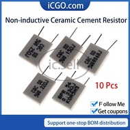 5W Non-inductive Ceramic Cement Resistor 0.082R 0.1R 0.15R 0.2R 0.22R 0.3R 0.33R 0.47R 0.5R 0.68R 0.