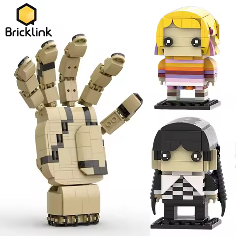 Bricklink Ideas Addamsed Family Devil's Hand Thing Movie Action Figures Wednesday And Wolf Girl Bric