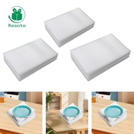 [Kesoto] 100 Pieces Foam Pouches Cushioning Thickened White Epe Packaging Bags Foam Wraps