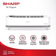 Sharp AC 1/2 PK AH-X6ZY  J-Tech Inverter  380 Watt