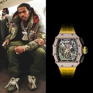 Event Original Authentic Richard RM51-013D Painted Dragon Tiger Hegemony Men Quartz Wristwatch Niche