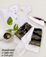 baju safari anak set udeng kamen bordir songket murah pakaian set anak cowok adat bali murah 2022 pa