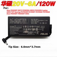 ASUS FX505DD FX705GM X571 K571GD UX534 UX534FA laptop charger 20V 6A 120W power adapter