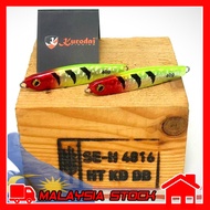-Handmade Kurodai Bilis RED THUNDER Light Jig / Micro Jig Batu Pancing