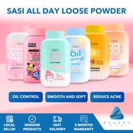Sasi All Day Loose Powder – Long Lasting, Lightweight, Oil Control, Translucent Setting Powder for S