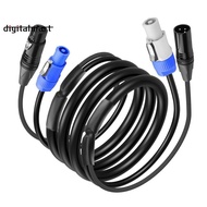 DMX512 Extension Cable 3Pin XLR Signal Combo Cables forStage Lighting, Concerts, Events