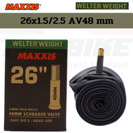 ยางในจักรยาน MAXXIS Welter Weight 24x1.9/2.125 26x1.5/2.5 FV48mm AV48mm