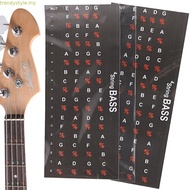 TRENDYSTYLE Guitar Fretboard Note Sticker, Portable Tone Guitar Fingerboard Sticker, Folk Scales Lig