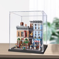 Transparent Acrylic Display Box For LEGO 10246 Detective Office Storage Case Dustproof Cover