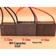 High Quality Original BM 3.0uF Ceiling Fan Capacitor / Kapasitor Kipas Siling