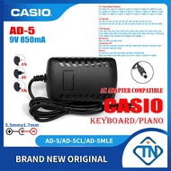 9V 850mA AD-5 AD-5CL Adapter for Casio Casiotone MA-150 MA-170 MA-220 PRO-100 PRO-200 PRO-300 Keyboa