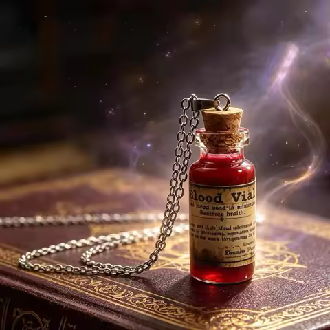 Love Potion Antidote Glass Bottle Cork Jars Vampire Glass Potion Vial Charm Magic Spells Bottle Gift