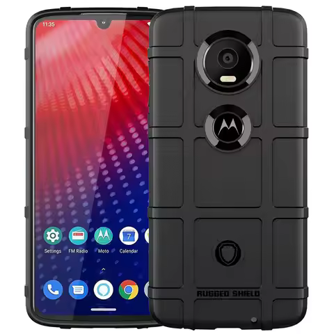 For Motorola Z4 Play z4 plus moto z4+ Case Armor Heavy Shield Back Cover for Moto Z4 z4plus ShockPro