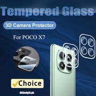 3D Tempered Glass Lens Protector for POCO X7 9H 8K Camera Glass Film for POCO X7 Pro F8 Ultra Pro X6